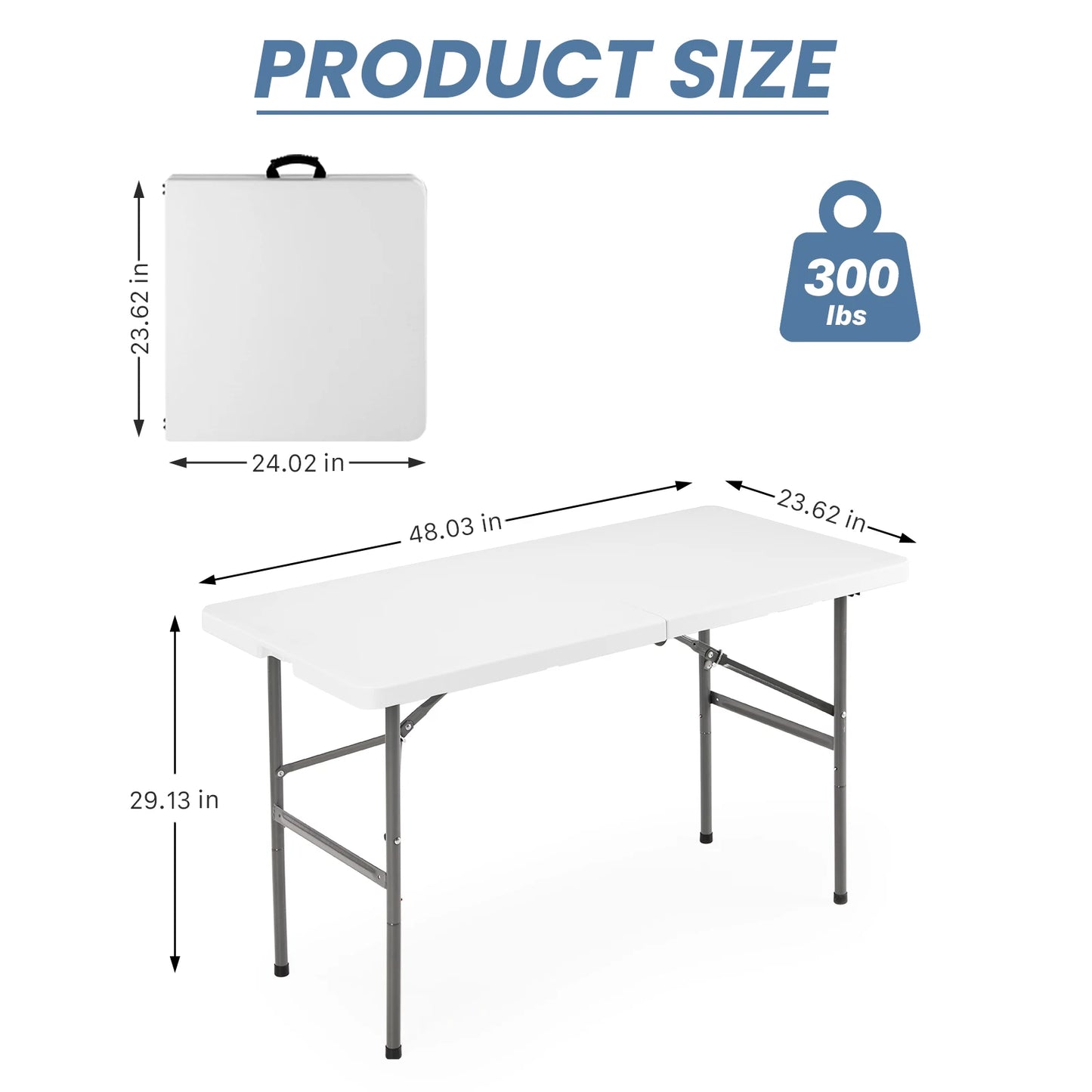 JHK Portable Folding Heavy Duty Outdoor Camping Table