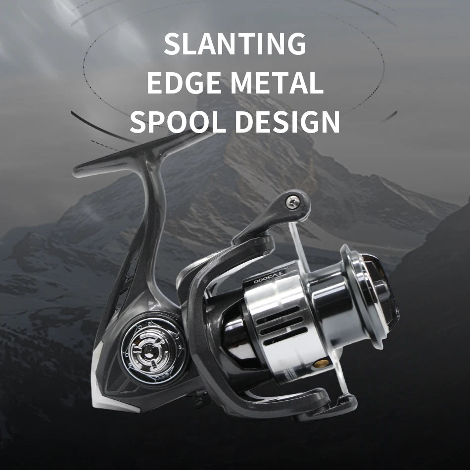 Rooblinos Spinning Fishing Reel Lightweight 5 Plus 1BB