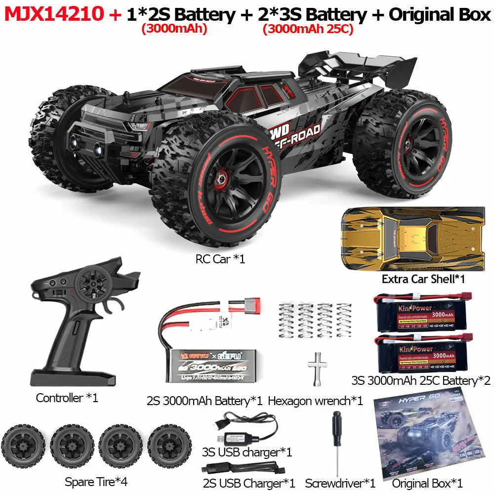 Jyscend MJX Hyper Go 4WD Brushless RC Car With 2.4G Remote