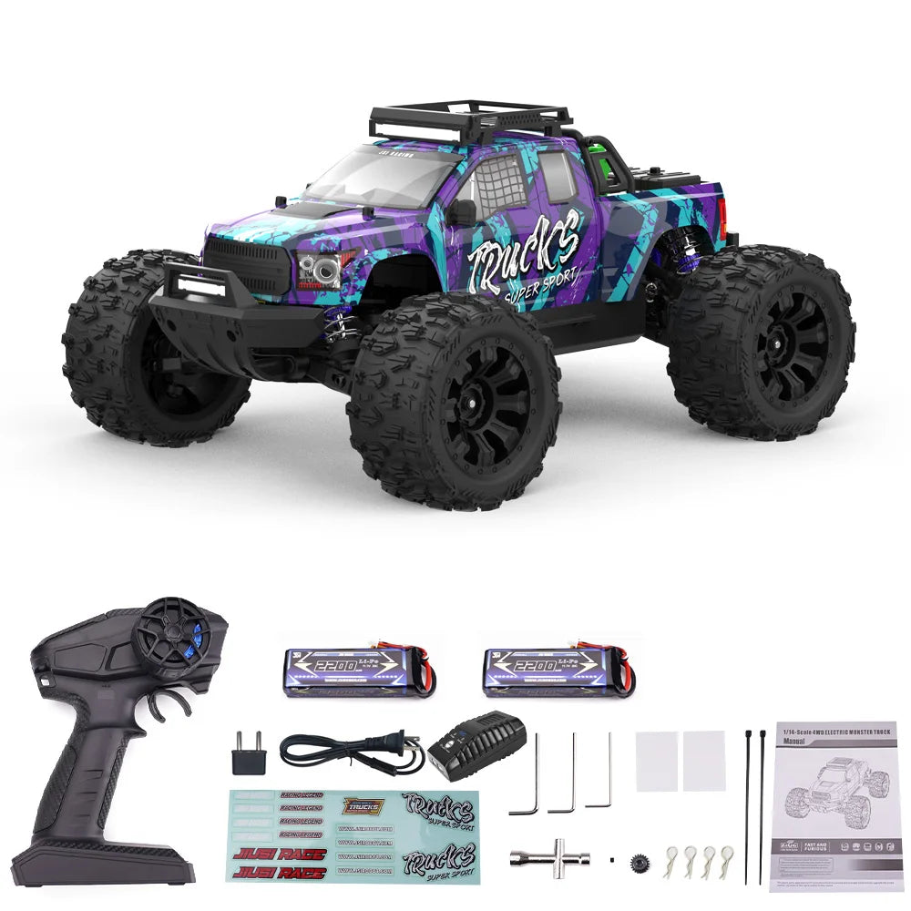 JIUSI PT14R Brushless RC Truck 4x4 High Speed Remote Control Car