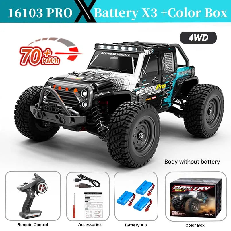 RC Offroad 4x4 1:16 Brushless Car 2.4GHz High-Speed
