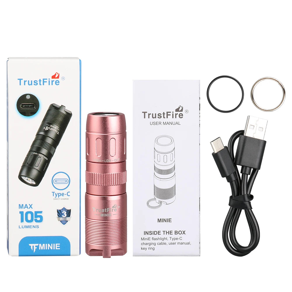 TrustFire MINIE EDC Flashlight Magnetic LED Rechargeable Keychain