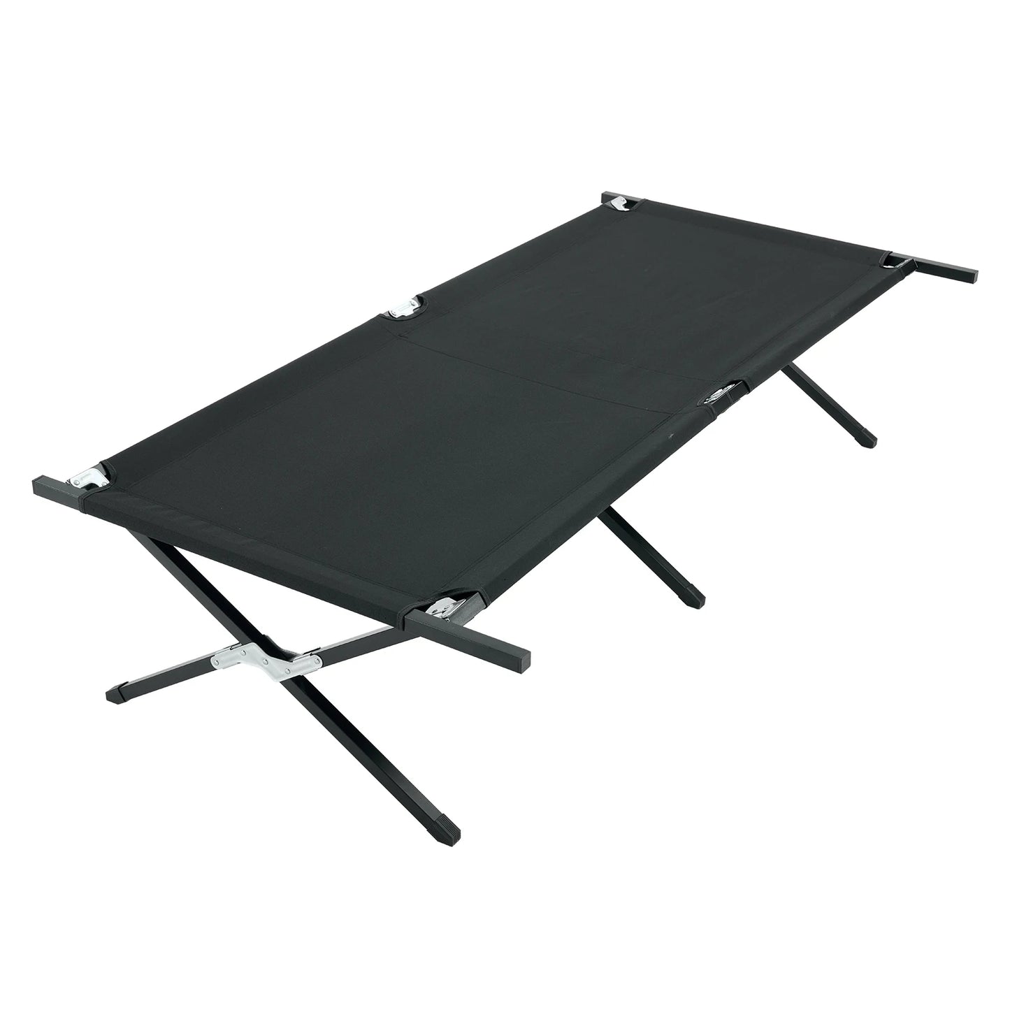 JHK Portable Folding Camping Bed 300 LBS Capacity Collapsible Cot