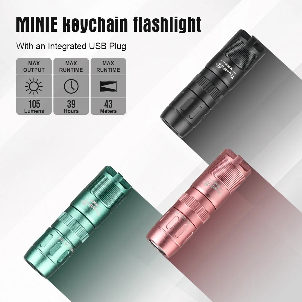 TrustFire MINIE EDC Flashlight Magnetic LED Rechargeable Keychain