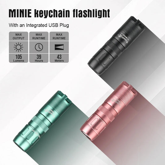 TrustFire MINIE EDC Flashlight Magnetic LED Rechargeable Keychain