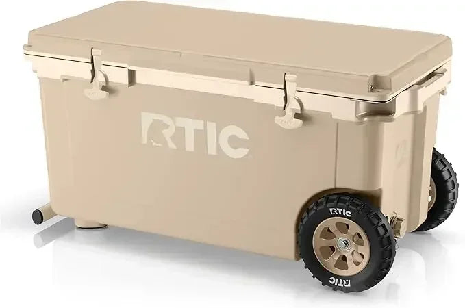 Lightweight Wheeled Cooler Portable Ice Chest for Beach Picnics