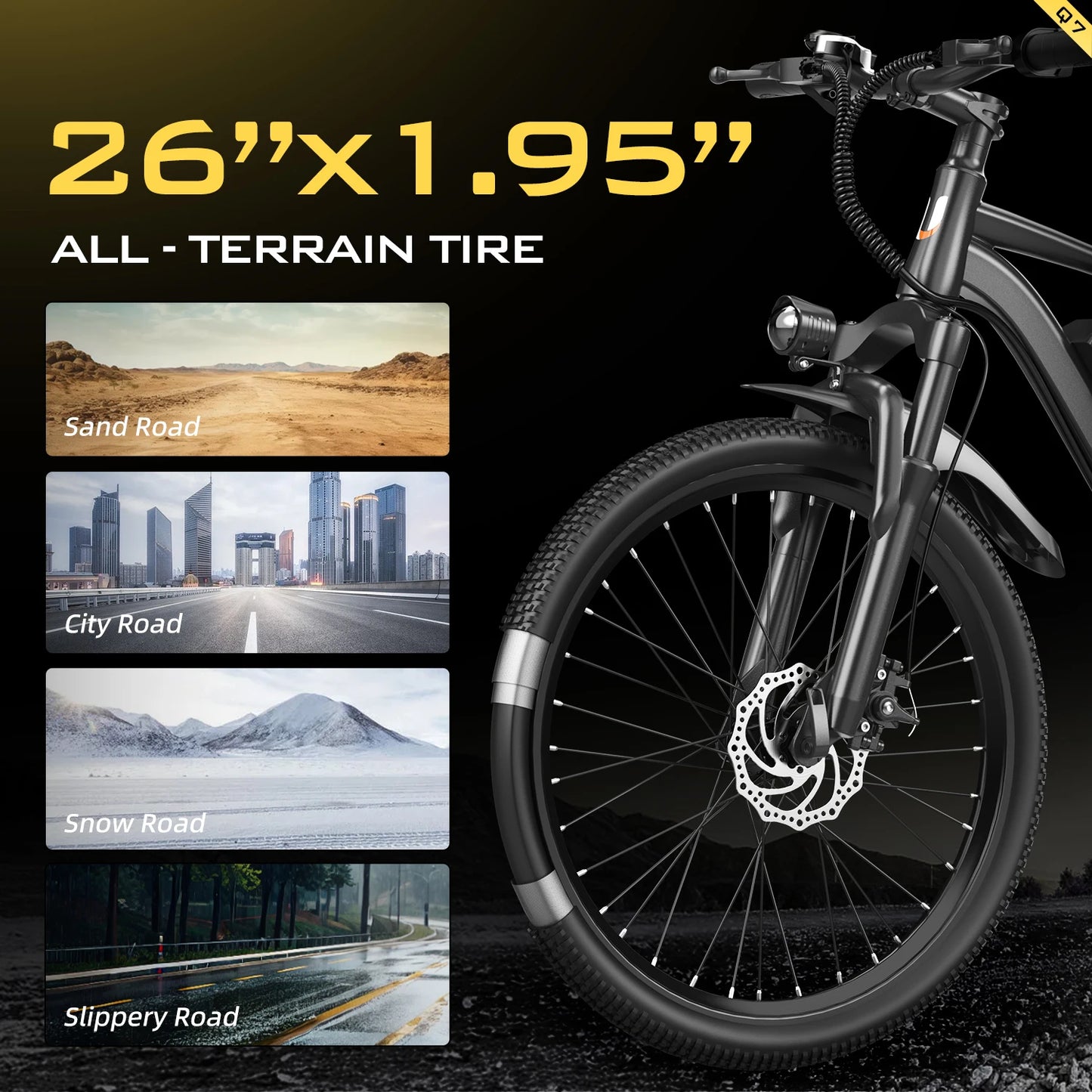 Electric Mountain Bike For Adults 600W Ebike 19.9 mph
