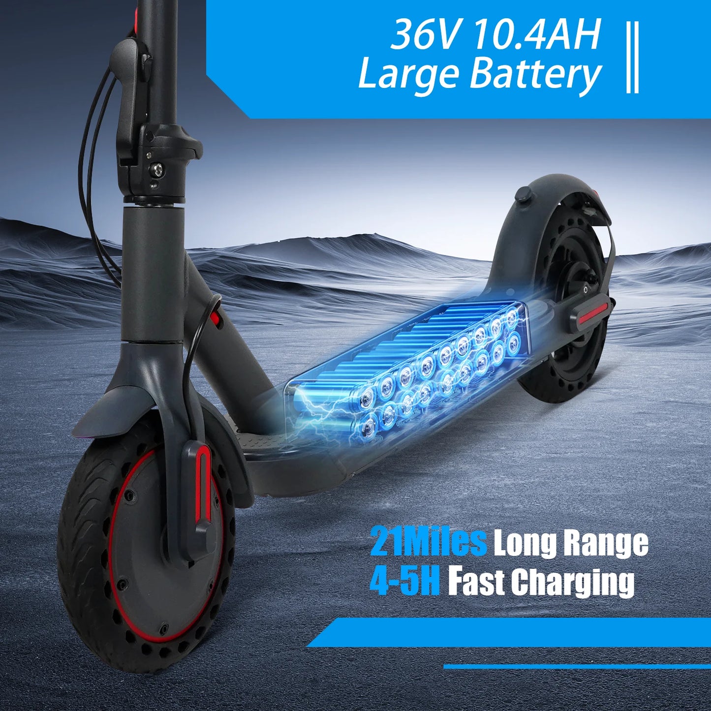 AOVOPRO LP80 Electric Scooter 36V 350W Long Range Commuter