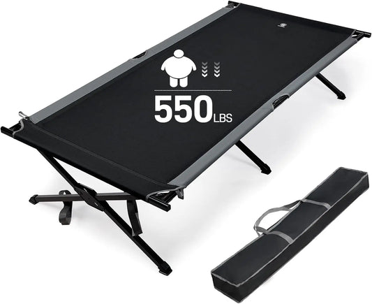 YTYIN Camping Cot for Adults Folding Bed with Carry Bag