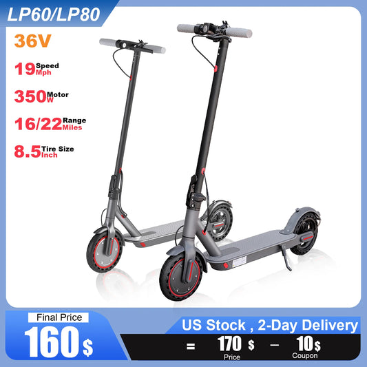 AOVOPRO LP80 Electric Scooter 36V 350W Long Range Commuter