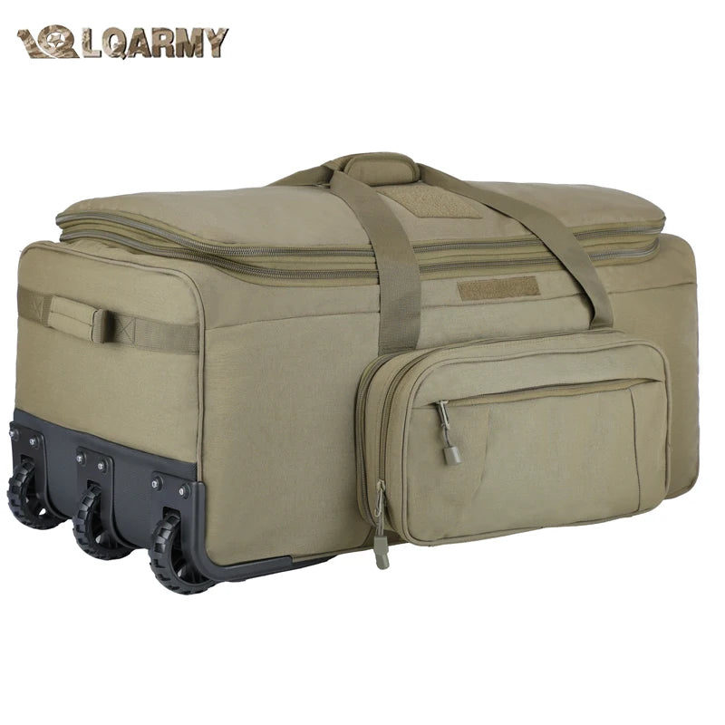 LQARMY Outdoor Travel Bag Waterproof Trolley Case Luggage