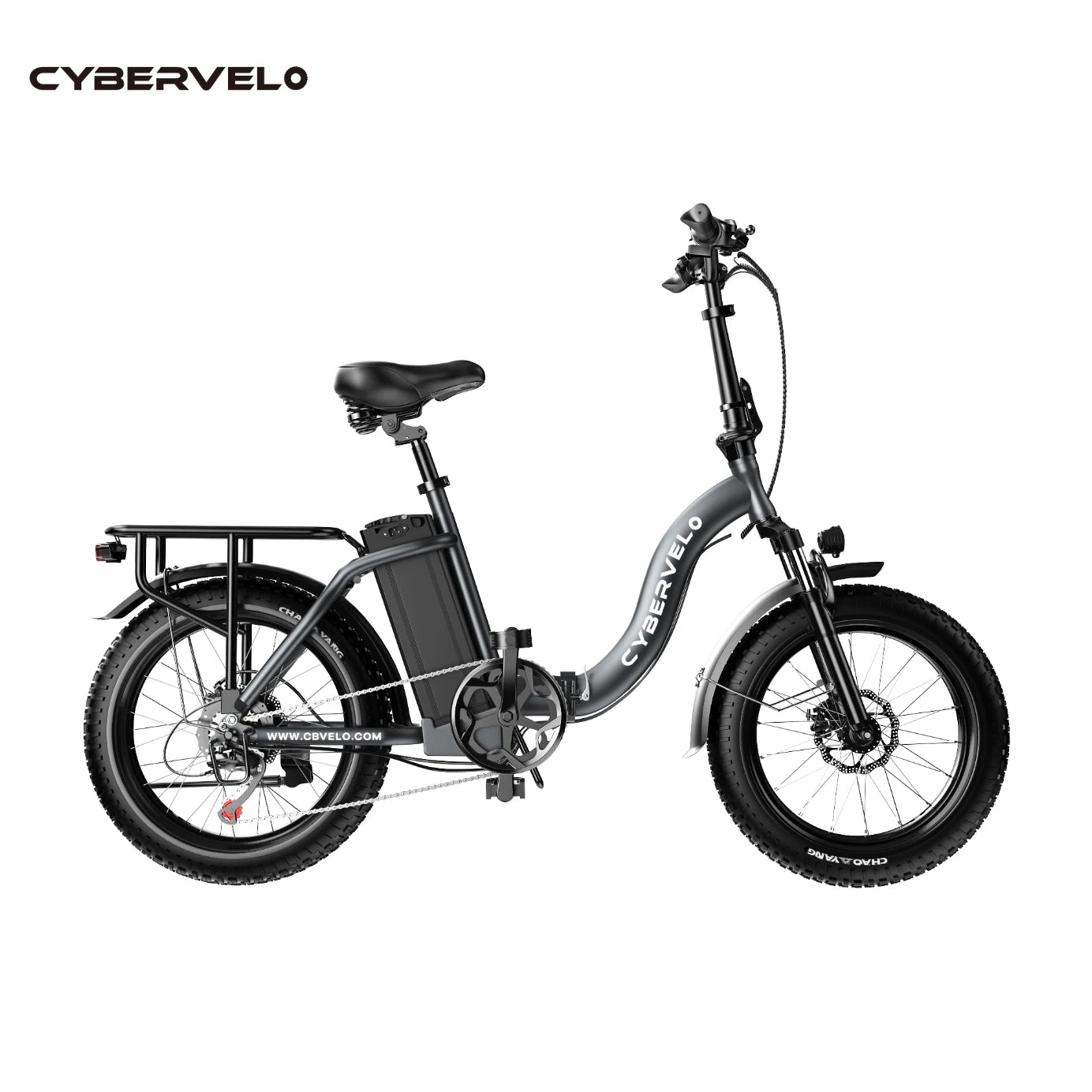 CYBERVELO 1000W Folding E-Bike With Removable Battery Mars700