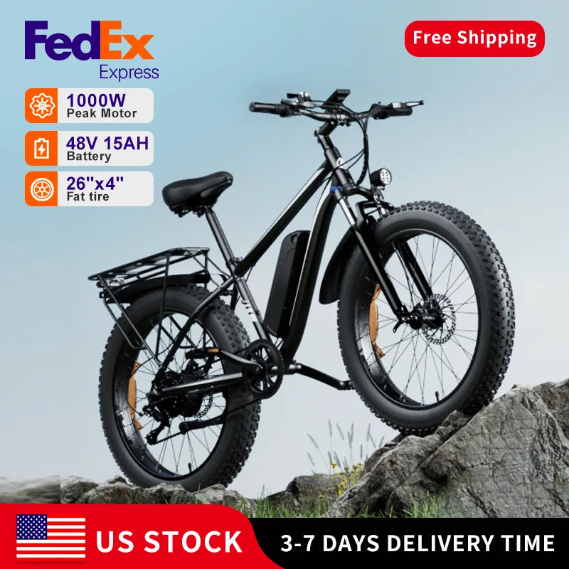 Electric Bike for Adults and Teens 1500W 48V Battery