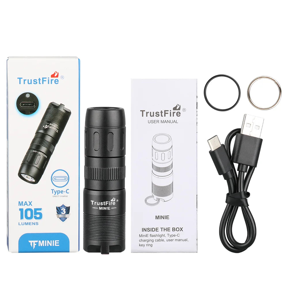 TrustFire MINIE EDC Flashlight Magnetic LED Rechargeable Keychain