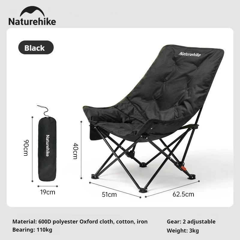 Naturehike Moon Chair High Back Folding Lounge Camping Outdoor