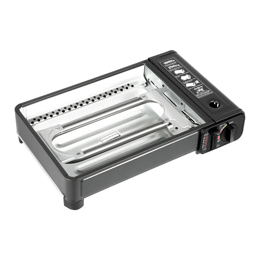 Portable Butane Grill Stove With Grilling Net One Burner For Outdoor Use