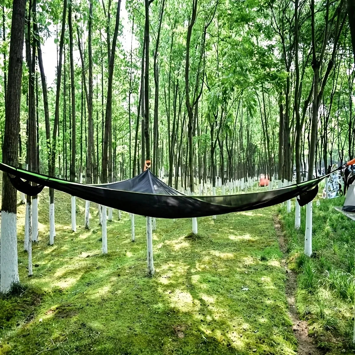 Heavy-Duty Triangle Hammock 440 Lbs Capacity Portable Outdoor Swing Bed