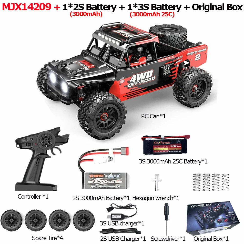Jyscend Remote Control RC Car 4WD Off Road Brushless Truck
