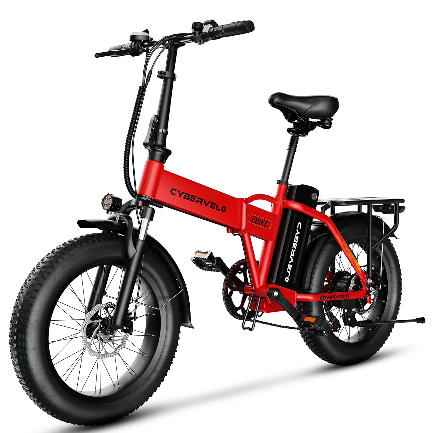 CYBERVELO 1000W Electric Fat Tire E Bike Foldable EK4 EK5