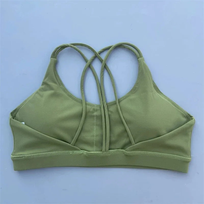 Women Cross Training Bra With Chest Pad For Gym Yoga