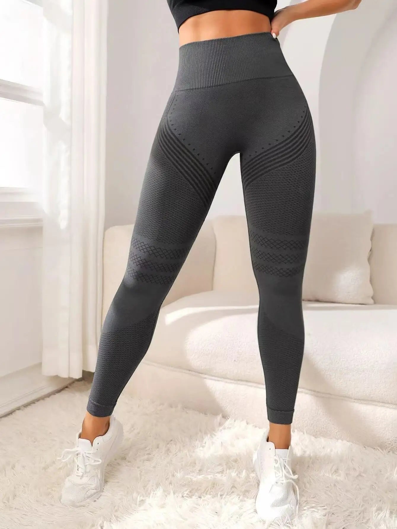 Seamless High Waisted Leggings With Butt Lifting Anti Cellulite For Women Gym