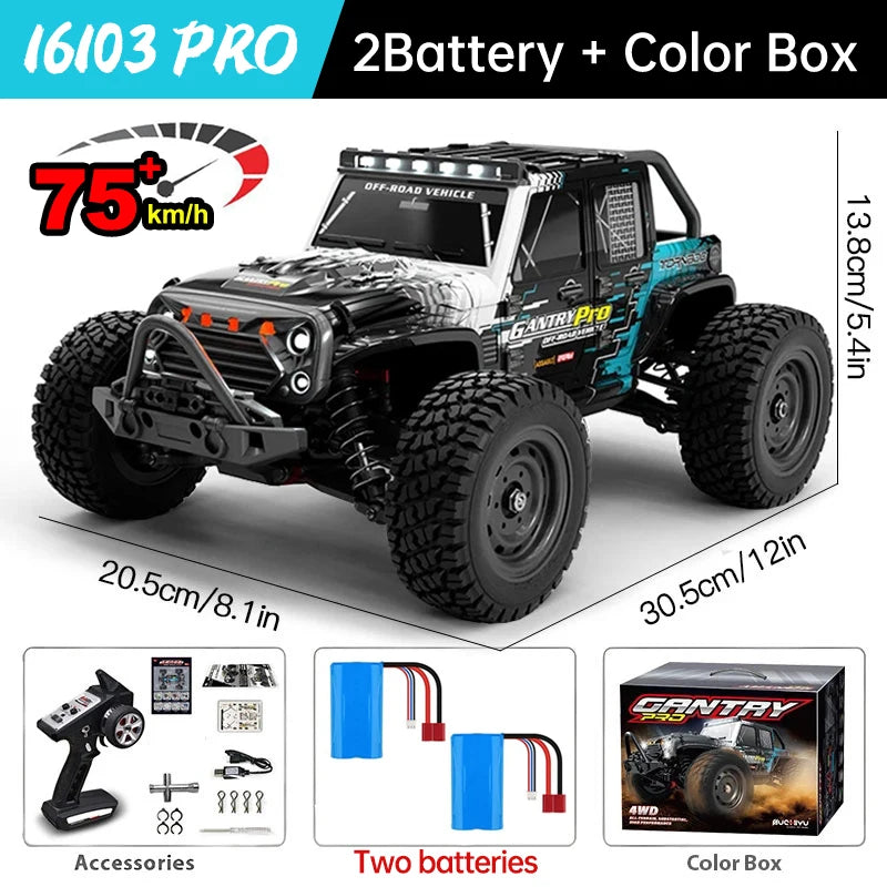 WLtoys Brushless 4WD RC Off Road Car 70kmh Speed Performance