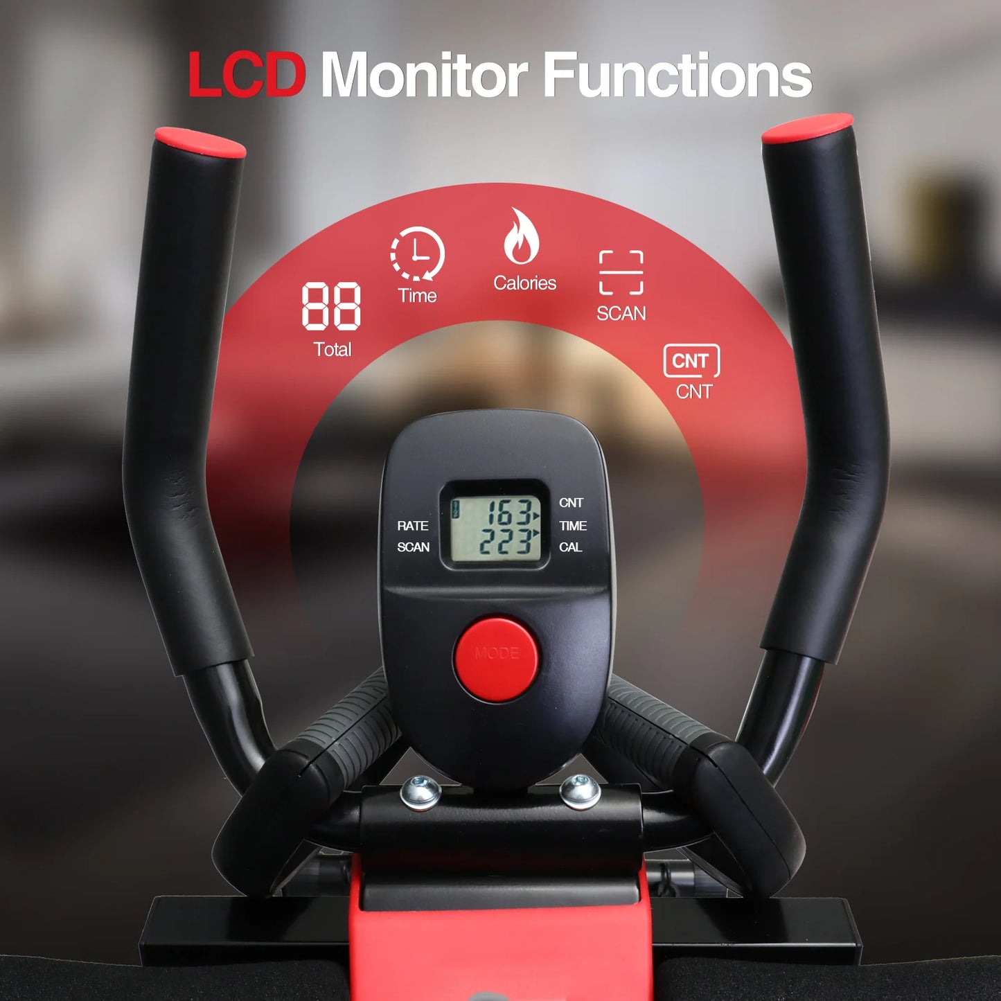 Foldable Abdominal Workout Dual Track Abs Trainer And Resistance Bands
