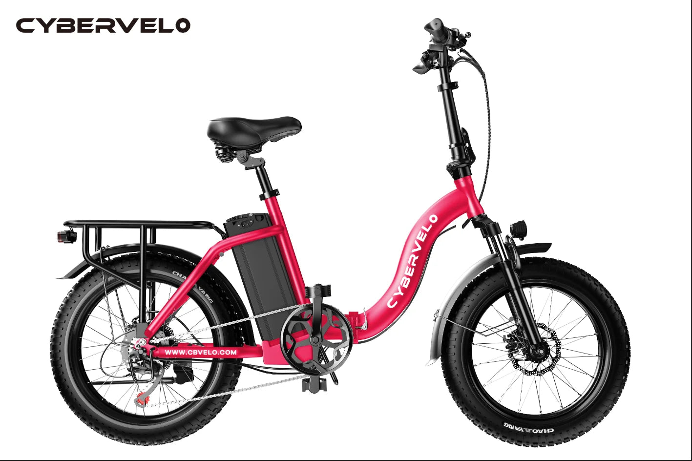 CYBERVELO 1000W Electric Fat Tire E Bike Foldable EK4 EK5