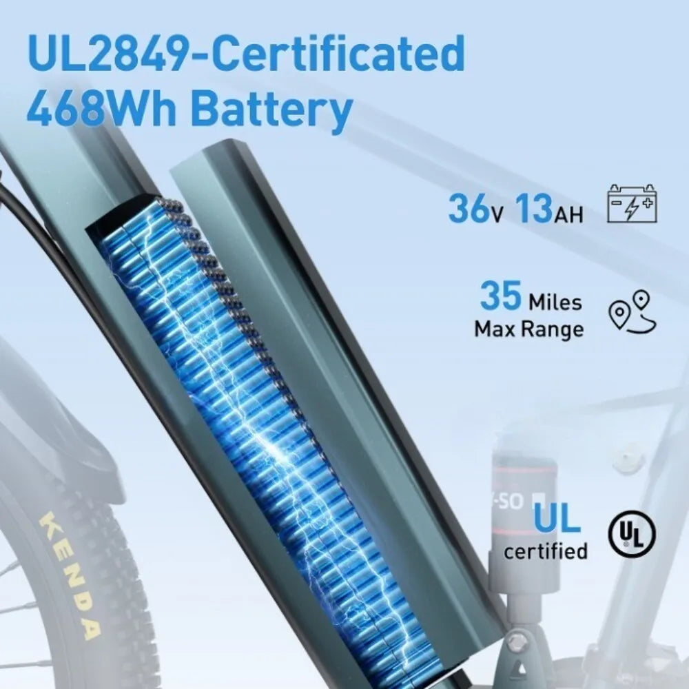 Electric Mountain Bike For Adults Ebike 36V 500W Motor