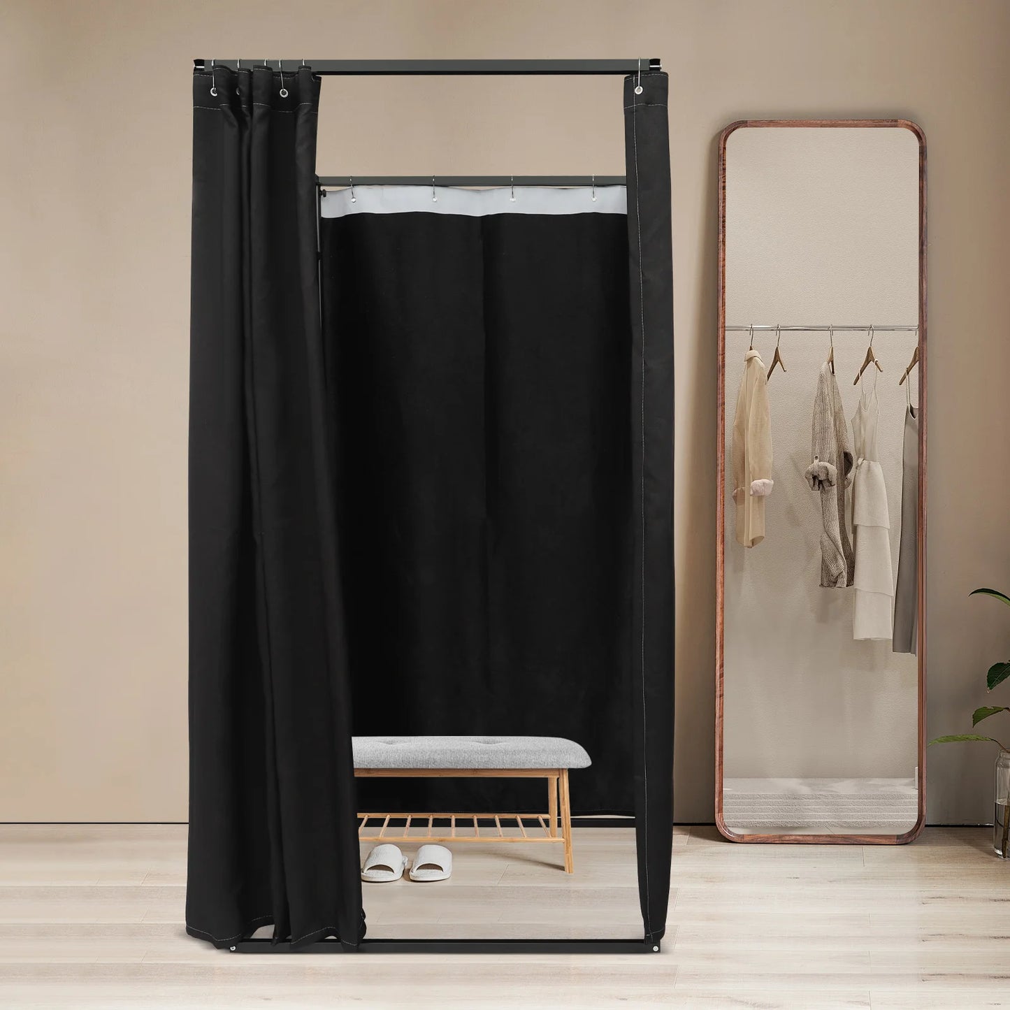 Portable Instant Privacy Tent Shelter for Clothing Store and Camping