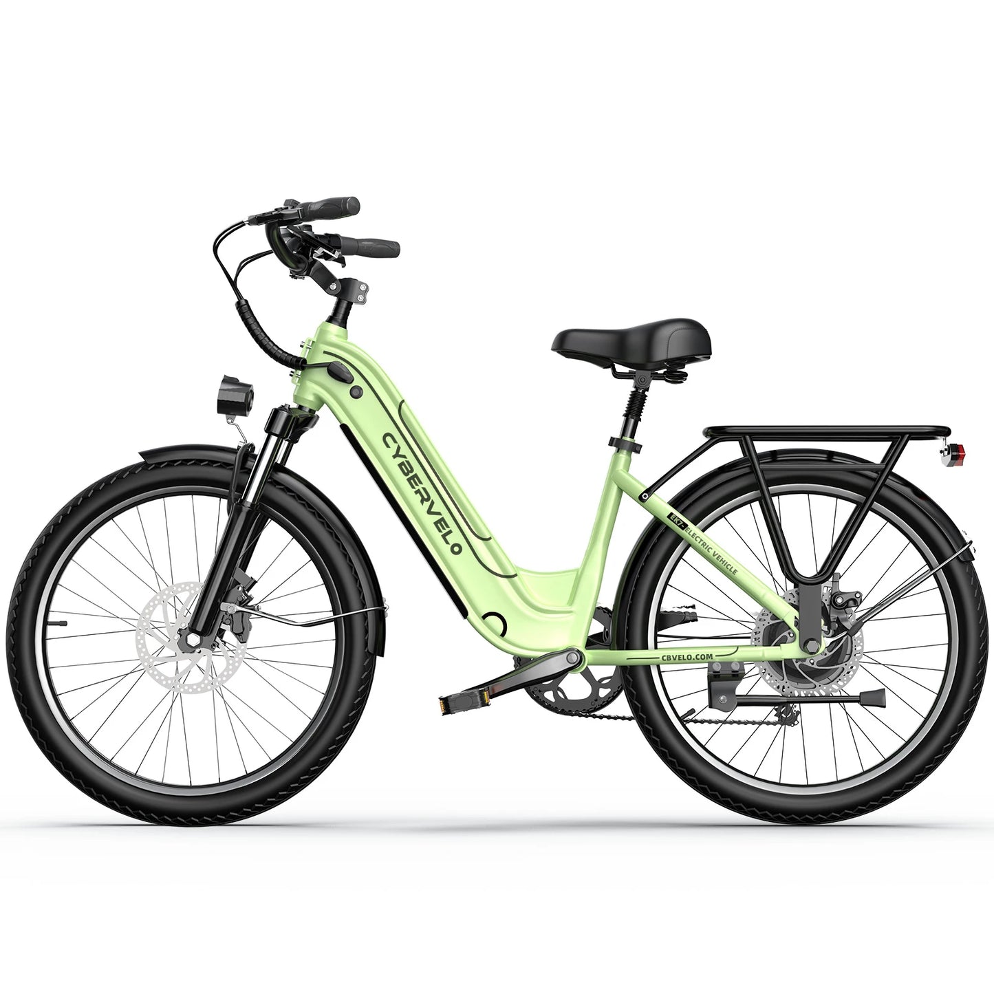 CYBERVELO Step-Through 1000W Peak 48V 25Ah Electric Bike EK7