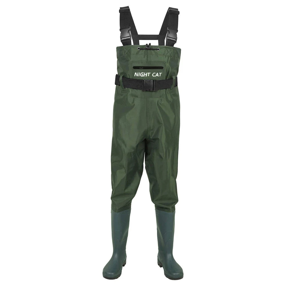 Night Cat Chest Wader With Boots Waterproof And Breathable