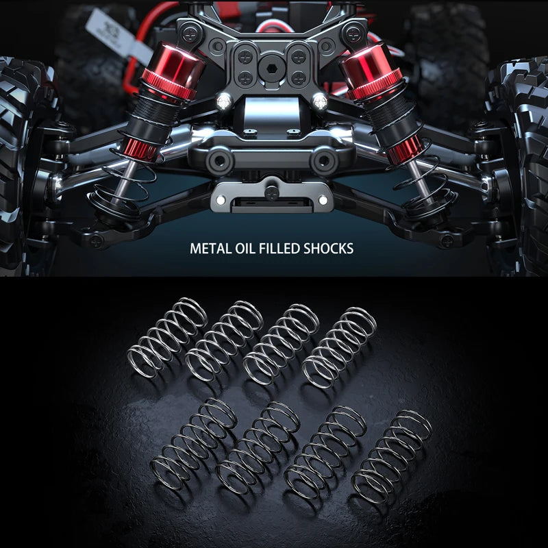 Jyscend 1/14 RC Car 4WD Brushless Truck 75km/h Remote Control