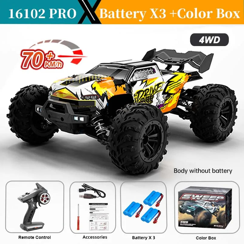 RC Offroad 4x4 1:16 Brushless Car 2.4GHz High-Speed