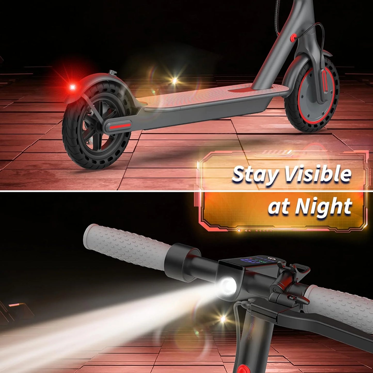 AOVOPRO ES80 Electric Scooter 350W Max Speed 19mph Foldable