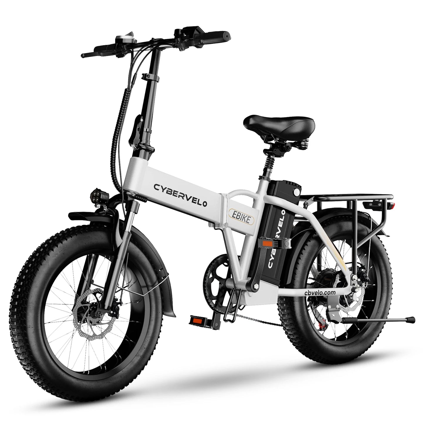 CYBERVELO 1000W Electric Fat Tire E Bike Foldable EK4 EK5