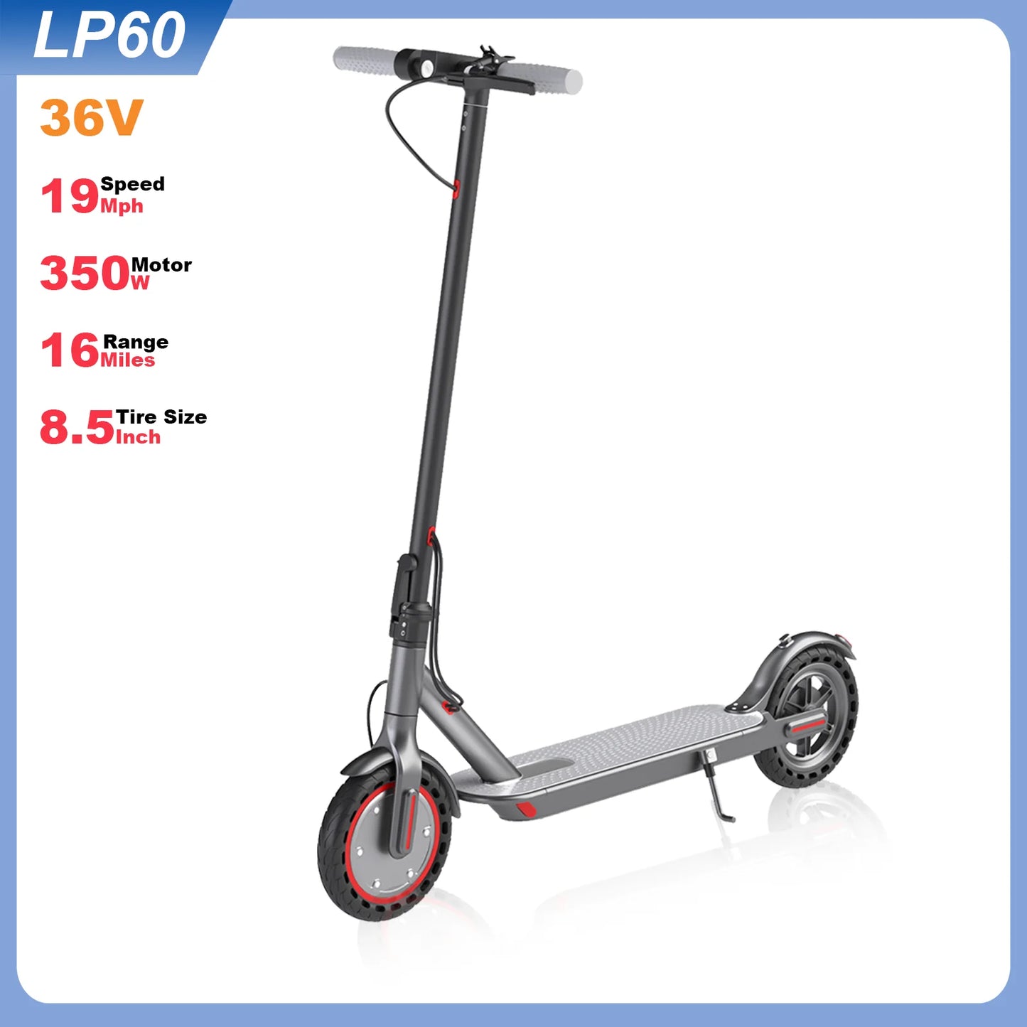 AOVOPRO LP80 Electric Scooter 36V 350W Long Range Commuter