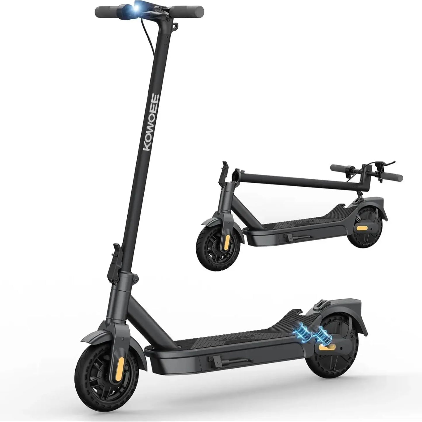 Electric Scooter With 500W Motor Dual Suspension Foldable App Control For Adults