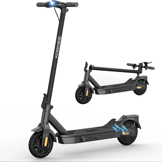 Electric Scooter With 500W Motor Dual Suspension Foldable App Control For Adults