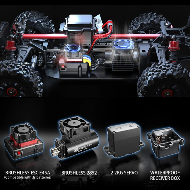 14209 Brushless RC Car 4WD Offroad Racing High Speed