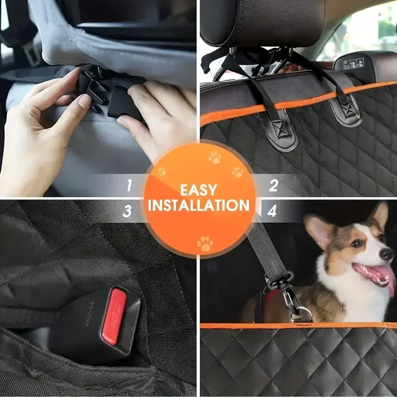 Waterproof Dog Car Seat Cover Hammock Nonslip Protector For Cars