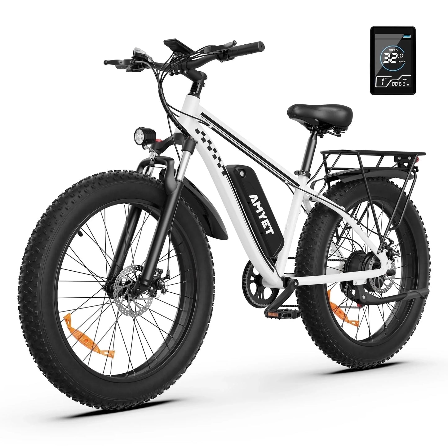 AMYET EB26 Electric Bike Fat Tire Mountain Bicycle