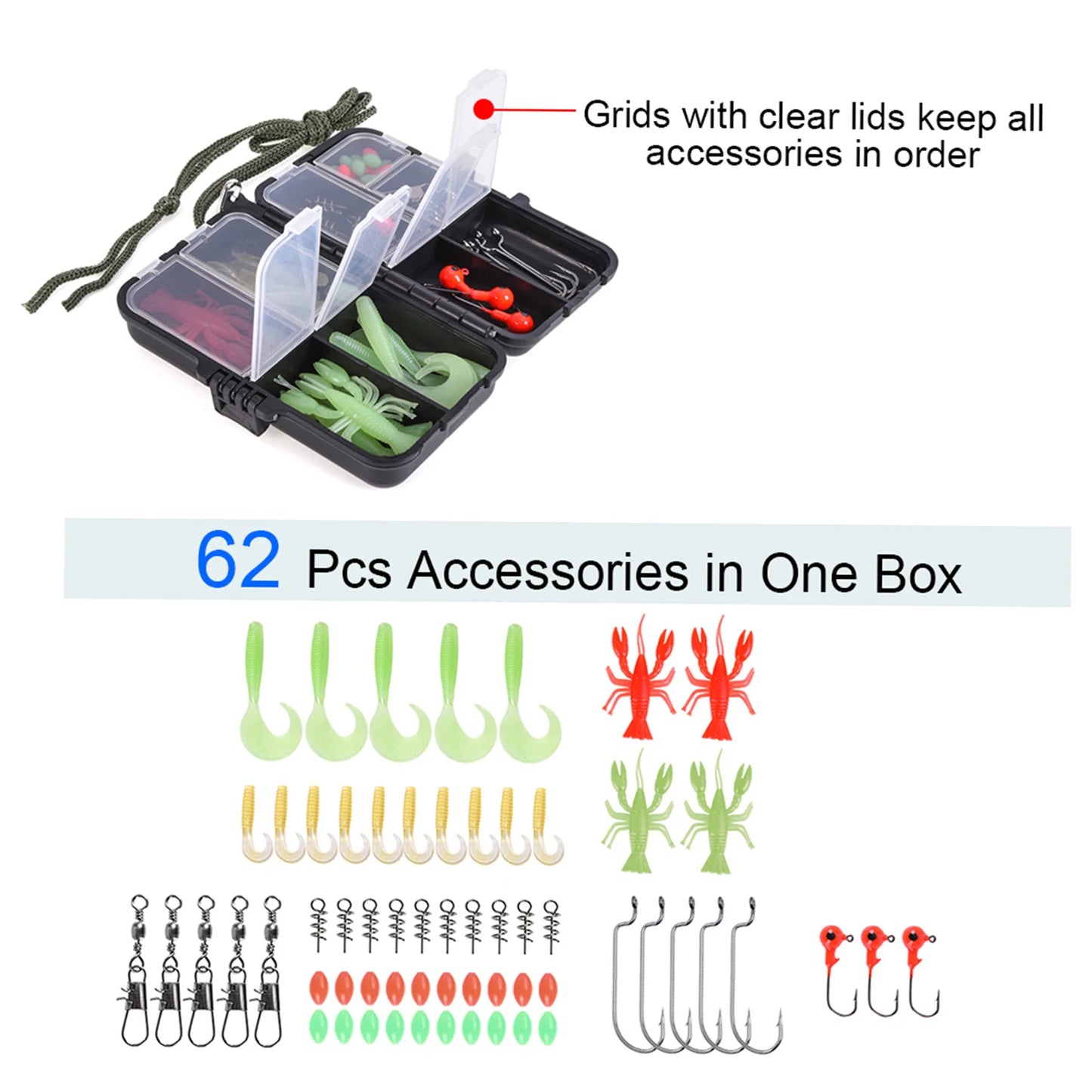 Telescopic Fishing Rod And Spinning Reel Combo Full Kit