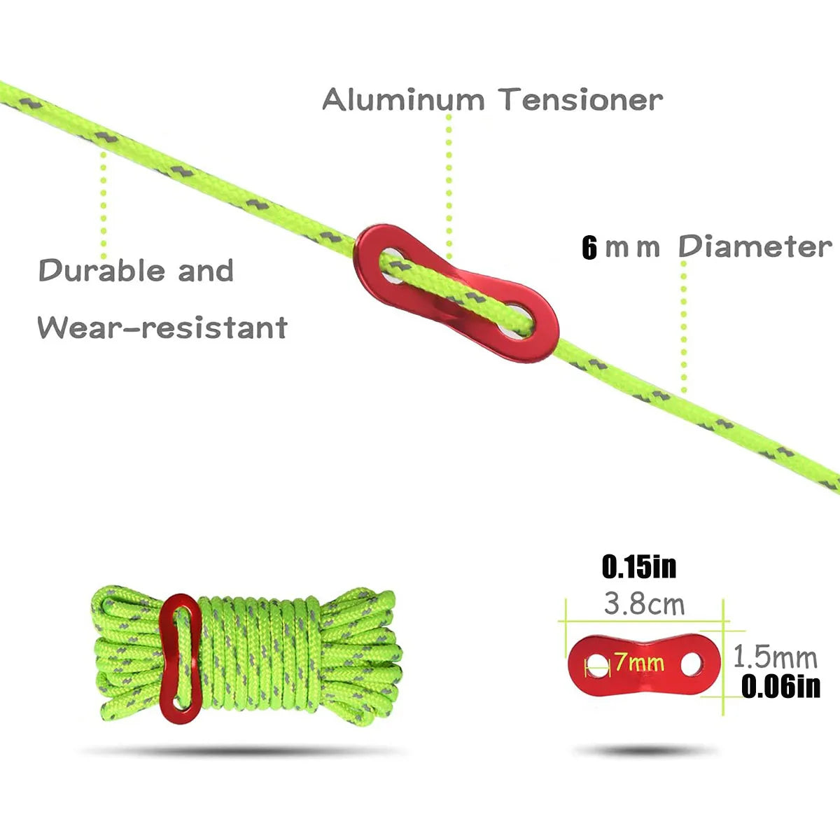 Rock Climbing Rope Outdoor Safety Lifeline for Rescue and Abseiling