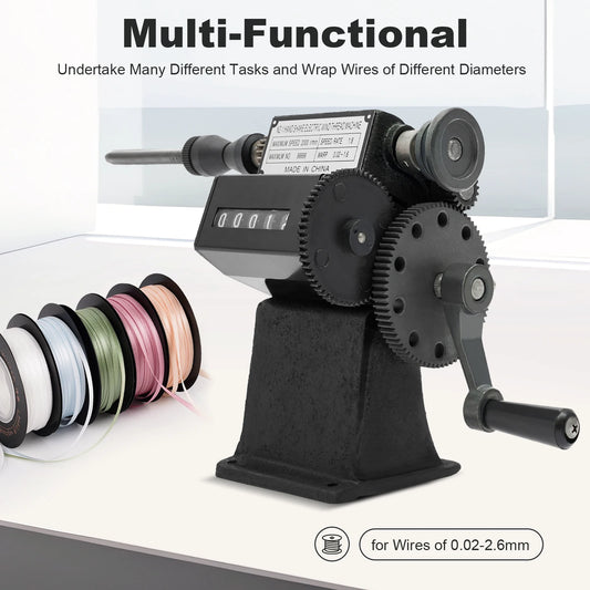 Fishing Line Spooler With Counting Machine Cast Iron Frame