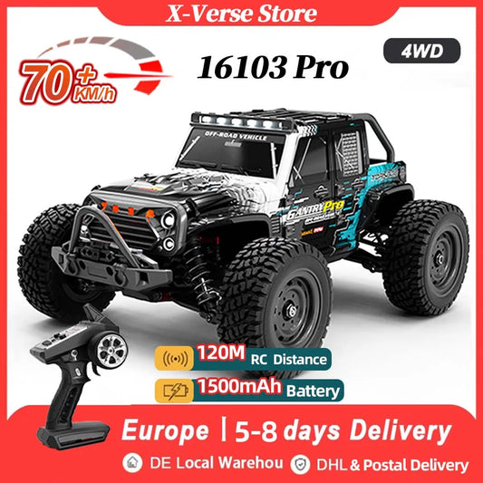 RC Offroad 4x4 1:16 Brushless Car 2.4GHz High-Speed
