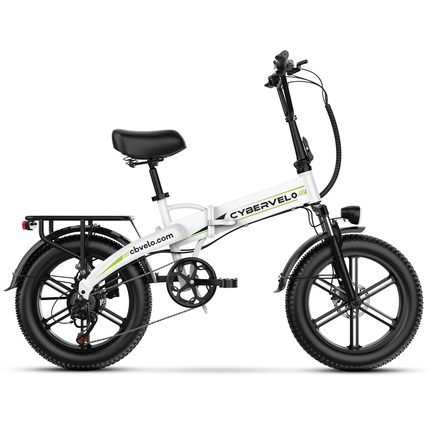 CYBERVELO 1000W Electric Fat Tire E Bike Foldable EK4 EK5