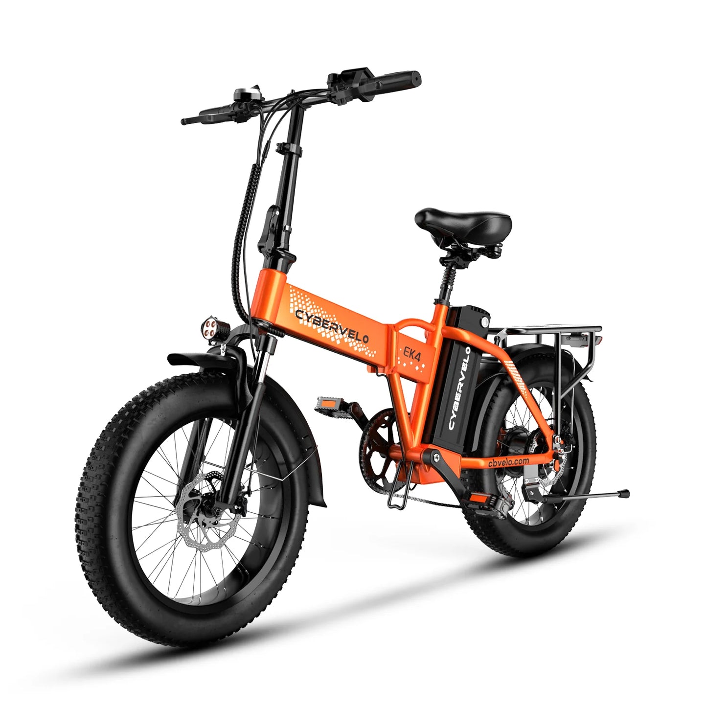 CYBERVELO 1000W Electric Fat Tire E Bike Foldable EK4 EK5
