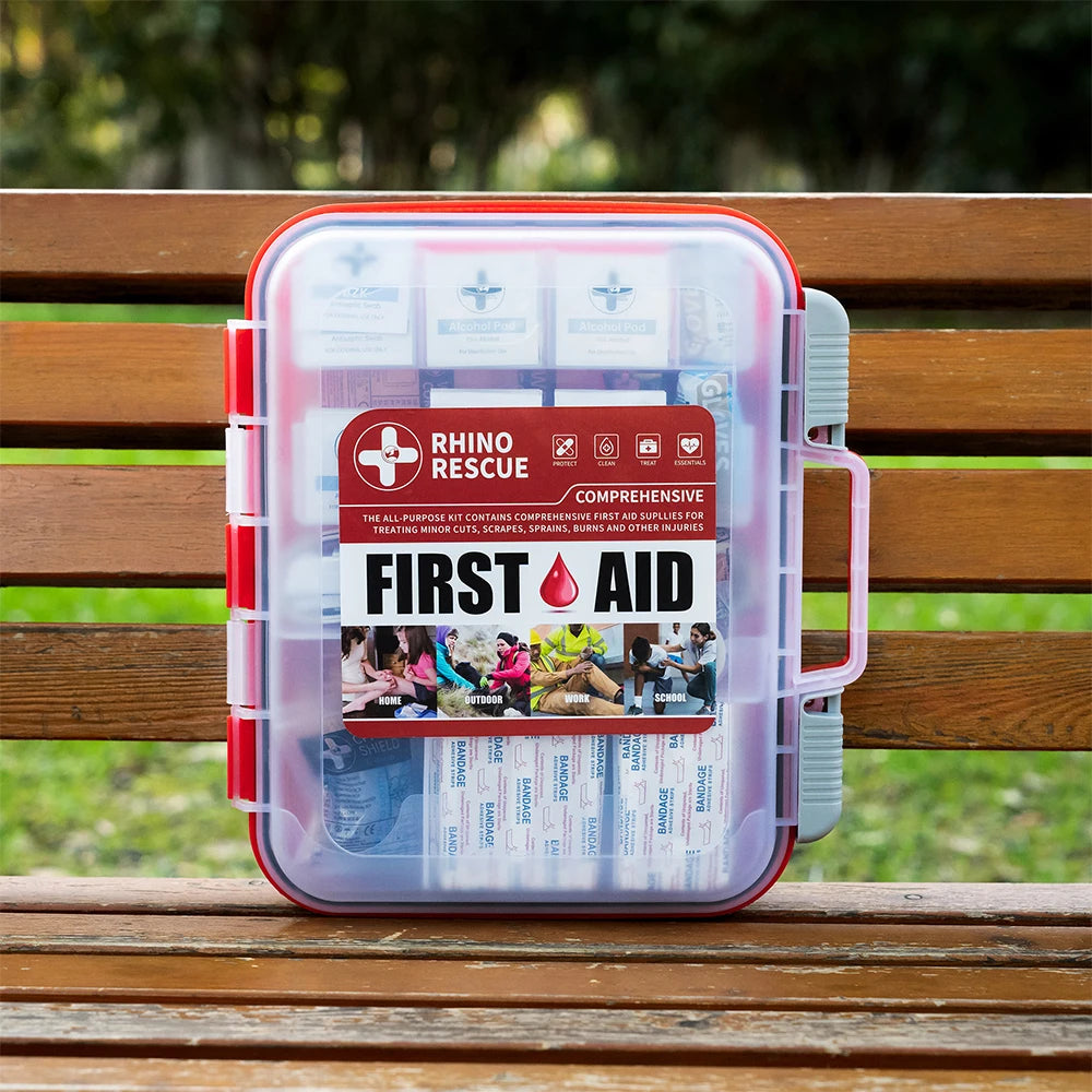 Rhino Rescue 350-Piece OSHA All-Purpose First Aid Kit