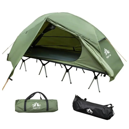 Night Cat Waterproof Camping Cot Tent Off-Ground Bed Mosquito Net